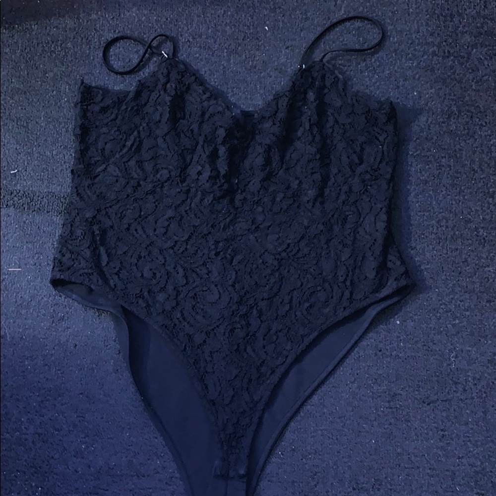 Black Lace Body Suit